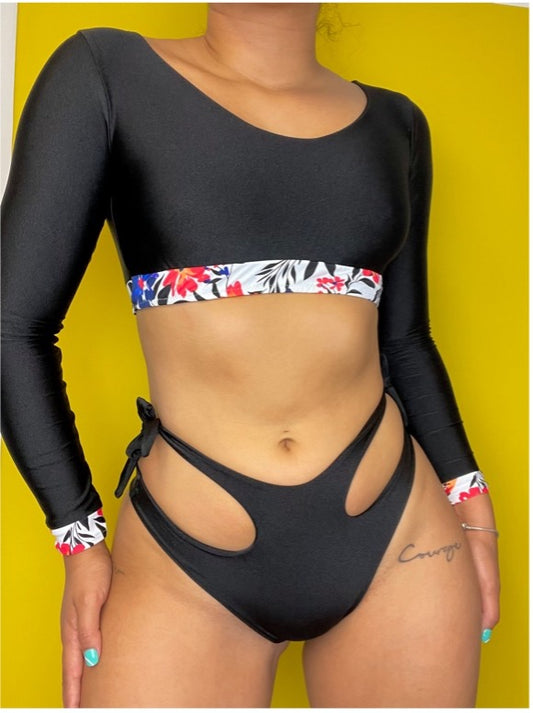 Crop Top Manga Larga Custom